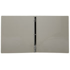 JAM Paper Plastic 3 Ring Binder, 0.75 inch, Smoke Grey, 4 Pack (750T1smg)-5