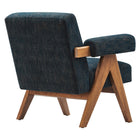 Modway Lyra Fabric Armchair - Azure Fabric - Set of 2-Non-Marking Feet