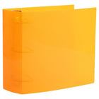 JAM Paper - Classeur en plastique de 4 pouces - classeur à 3 anneaux orange-Quantité : Vendu individuellement | Conçu pour durer longtemps et résister aux déchirures ou aux pliages, facile à nettoyer.