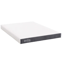 Modway Mila 6" Full Mattress-Breathable Stretch Knit Cover