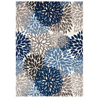 Modway Calithea Vintage Classic Abstract Floral Area Rug - 5 ft W x 8 ft L - Blue Brown/Beige-Vintage  Abstract Floral Area Rug
