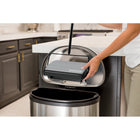 BISSELL Sturdy Sweep Manual Floor Sweeper-Dual-bottom empty dirt bins and removable brush roll make for easy emptying and maintenance
