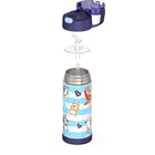 Thermos - Bouteille d'eau isotherme FUNtainer en acier inoxydable - 410 ml - Bleu-Ne convient pas aux liquides chauds.