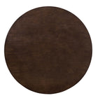Modway Lippa 36" Round Wood Coffee Table - Rose Cherry Walnut-Non-Marking Ring