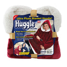 Huggle Hoodie Ultra Plush Blanket Hoodie-Made of ultra-soft fleece and lined with warming, Sherpa comfort