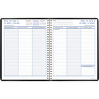 Staples - Agenda hebdomadaire/mensuel 2026 - 8 3/4 po H x 6 7/8 po l - noir - bilingue-Format des pages : 8 3/4 po H x 6 7/8 po l