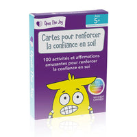 Open The Joy - Cartes pour renforcer la confiance en soi! - Version française-Ce paquet de cartes de la marque Open The Joy comprend plus de 100 affirmations positives et activités amusantes pour renforcer la confiance en soi