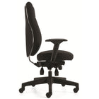 Staples Newdale High Back Heavy Duty Multi-Tilter Office Chair - Fusion Carbon Fabric - Black-Infinite position tilt lock control locks the chair in place, or allows it to tilt freely, according to user preference