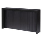 Hudson&Canal Piedmont 56"W Console Table - Black Grain-Tabletop features a weight capacity of 60 lbs