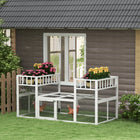 PawHut - Poulailler en bois 7,3 pi x 3,6 pi, design combinable avec étagère de rangement-La peinture résistante au climat garantit une utilisation quotidienne en toute sécurité 