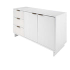 Manhattan Comfort Granville 55.04" Modern Sideboard - White-Home Assembly Required. All Hardware Included