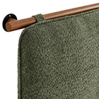 Modway - Anela Fixé au mur Chenille recouverte Tête de lit complète, Noyer sauge-7