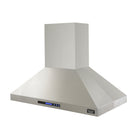 KUCHT KRH4812IS 48" 1200 CFM Island Range Hood - Stainless Steel-The off-time-delay function that closes the fan without affecting the lamp light setting