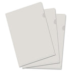 VLB Filemode Tabloid Project File - Poly - Clear - 11" W x 17" L - 10 Pack-Poly View Folder