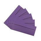 JAM Paper Enveloppes format livret avec fermeture gommée, 4 1/8 x 9 1/2 po, violet foncé, 1000/paquet-Ouverture : livret