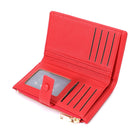 Champs Iconic Slim Wallet - Red-7 credit card slots