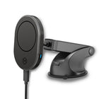 Mighty Mount MagSafe 15W Wireless Charger Mount - Telescopic Suction Cup Base-Super-Strong Suction Base: Washable and equipped with a gel pad for a secure hold through rough roads