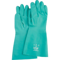Showa Best Glove - Gants Nitri-Solve, Usage Intensif, Taille T-Grand/10, 15po Lo, Nitrile, 22 Mils, paquet de 12-Style de poignet Droit