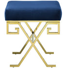 Modway Twist Performance Velvet Bench - Gold/Navy-Non-Marking Foot Pads