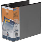Reliure de présentation Davis Group à anneaux en D et insertion rapide, 5 po, noire-Reliure personnalisable à superposition, noire, contient 1 000 feuilles de papier, pour papier de format 8,5 po x 11 po