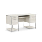 Whalen 60" Roca Double Pedestal Desk-Includes hanging file supports to fit letter or legal-size documents