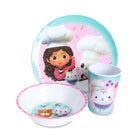 Danawares 3-Piece Melamine Dinnerware Set In Gift Box - Gabby-Made of BPA free melamine