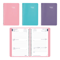 Blueline 2026 Fashion Weekly Planner - 8" x 5" - Assorted Colours - Bilingual-12-Month Planner, January 2026 to December 2026