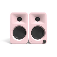 Kanto 100W Reference Desktop Speakers with USB-C, RCA and Bluetooth 5.0 - Matte Pink - 2 Pack-3/4" Silk Dome Tweeters