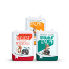 tonies 3-Piece Audiobooks: The Ralph S. Mouse Collection Set-Tracklist: 1. Book 1: The Mouse and the Motorcycle 2. Book 2: Runaway Ralph 3. Book 3: Ralph S. Mouse Total Run Time: Approx. 6.5 hours