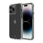 AXS PROShield Plus Drop-tested Clear Case for Apple iPhone 14 Pro - Clear/Frosted-Anti-UV material offers a crystal clear design