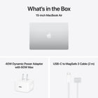 Apple MacBook Air 15" - M5 - 10-core CPU - 512 GB SSD - 16 GB Unified Memory - Silver-9