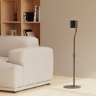 Kanto Height Adjustable Satellite Speaker Stands - Black-5 Years Limited Manufacturer Warranty