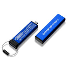 iStorage - Clé USB-C chiffrée datAshur PRO+C - 128 Go-Un manchon de protection en aluminium fournit un châssis en aluminium classé IP68 avec une résistance à la poussière, à la saleté et au sable, ainsi qu’une résistance à l’immersion dans l’eau jusqu’à 1,5 m pendant 30 minutes