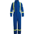 Bulwark, Flame-Resistant Premium Coveralls With Reflective Trim - Size 52-Arc Flash PPE Category Level 2