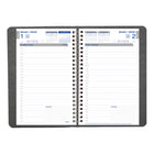 Blueline - 2026 Agenda quotidien Net Zero Carbon - 8 po x 5 po - Couleurs assorties - Bilingue-Calendriers de référence du mois précédent, du mois courant et des deux suivants sur chaque page double