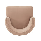 Manhattan Comfort - Chaise de salle à manger moderne Maya 61 cm en velours capitonné - Nude-23,23 po L x 20 po l x 30,71 po H