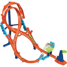 Mattel Hot Wheels Action Figure-8 Track Set-Choose from 2 different paths – each with their own unique features – to race and stunt in the Hot Wheels Action Vertical-8 Jump track set.