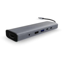  BlueDiamond - Station d'accueil 6 en 1 100 W PD-Connecteur USB-C : Ce câble USB-C de 15 cm connecte vos appareils et assure une transmission rapide des données et de l'alimentation via un seul port