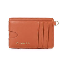 Champs Iconic Access Cardholder - Tan-RFID Blocking Card Holder
