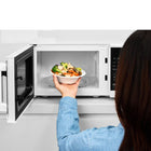 Perk Compostable Paper Bowls - 12 Oz. - White - 125 Pack-Microwave-safe for limited reheating