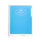 Hilroy - Cahier à Couverture en Poly à 1 Sujet avec Pochette - 10-1/2 po H x 8 po l, Assorti-100 pages lignées 