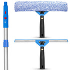 Gritt Commercial Pro Window Washing Cleaning Kit - 14" Squeegee - 14" Washer - 6' Telescopic Pole-3 tools for professional window cleaning