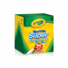 Crayola Washable Super Tips Markers, 100 Count-Enjoy the versatility to create thick and thin lines without having to use separate Fine Tip and Broad Line Markers
