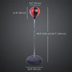 Soozier Training Boxing Punching Ball Set with Gloves-Improves hand-eye coordination