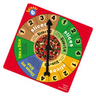 Learning Resources Pizza Fraction Fun Game-Includes 13 double sided pizzas (one side shows fractions) and three double sided spinners providing different levels of learning