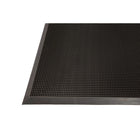 Edgewood Tapis Gritstop Fingermat™ grattoir extérieur ultra résistant - 36" x 60" - noir et intégrée bordure-Conserve sa flexibilité – même à basse température