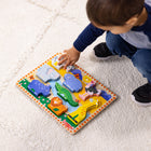 Melissa & Doug - Puzzle à grosses pièces en bois, safari - 8 pièces-Développe la coordination main-œil, la motricité fine et l'expression créative , produit fabriqué avec des matériaux certifiés FSC qui soutiennent une industrie forestière responsable , s'applique uniquement aux nouveaux stocks (FSC C156584)