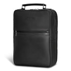 Champs - Onyx Sac à Dos Compact en Cuir - Noir-Poche frontale zippée