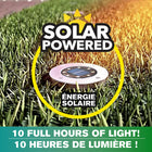 Bell + Howell Solar Powered Swivel Disk Outdoor Path Lights with 8 LED Bulbs - 4 Pack-Solar Powered and Easy Installation – No Wires Required: Powered by built-in solar cells and rechargeable batteries, these lights charge during the day and automatically turn on at night. No wiring or tools needed for setup
