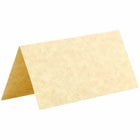 JAM Paper - Marque-places imprimables - 3 3/4 po x 1-3/4 po - Marque-places en parchemin naturel - paquet de 12-Couleur : parchemin naturel / Complétez n'importe quel thème de fête et signalez un événement spécial avec des marque-places colorés.